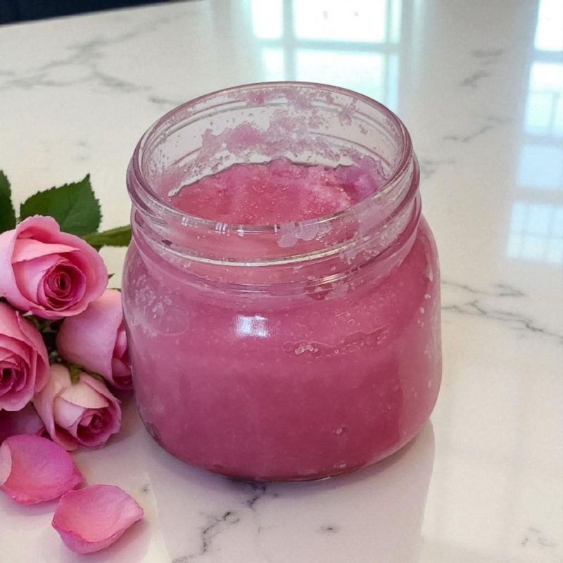 Rose Shea and Almond Scrub - Image 3