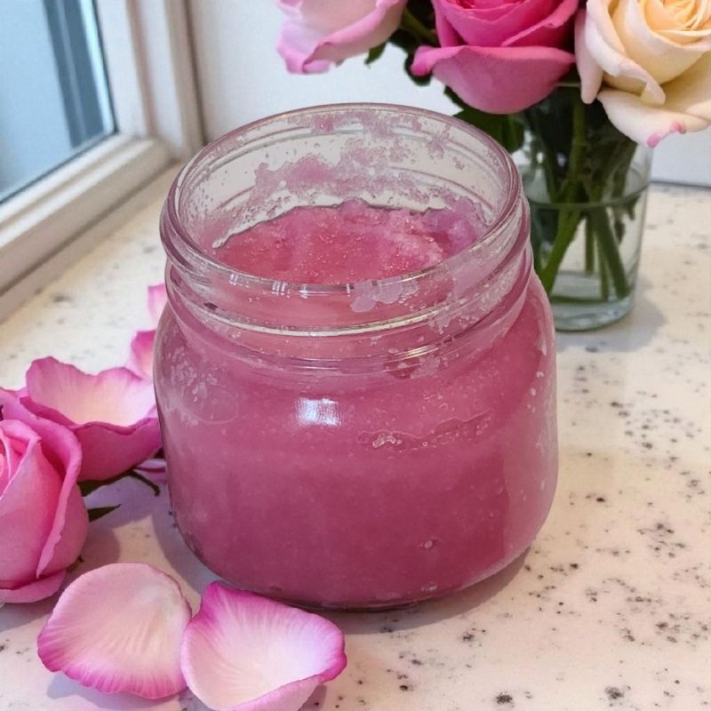 Rose Shea and Almond Scrub - Image 4