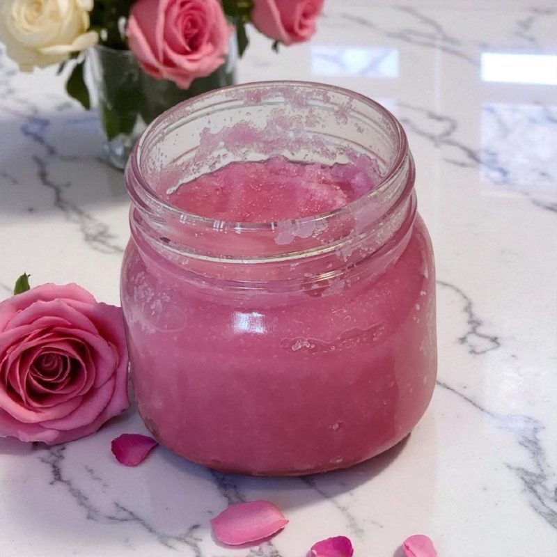 Rose Shea and Almond Scrub