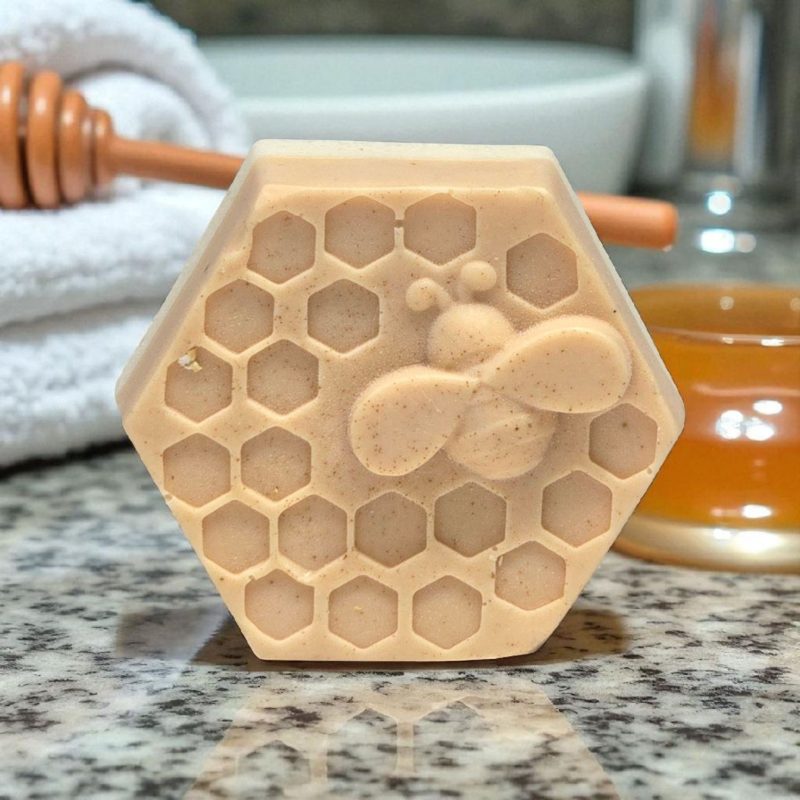 Cocoa Butter Shea Almond, Honey & Oatmeal Soap