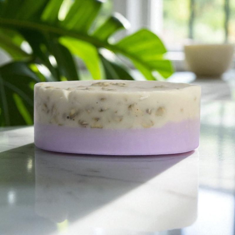 Lavender Infused Oatmeal and Honey Donkey Milk Soap