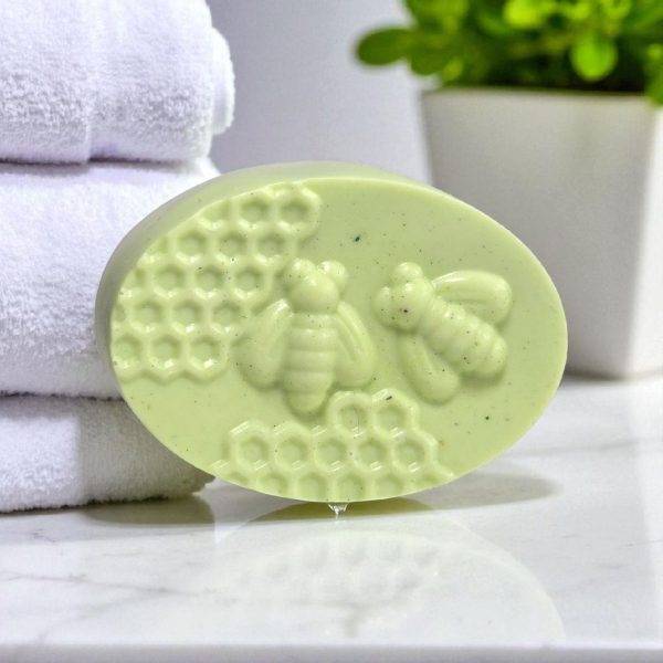 🌿 Spearmint Triple Butter Goat Milk Soap