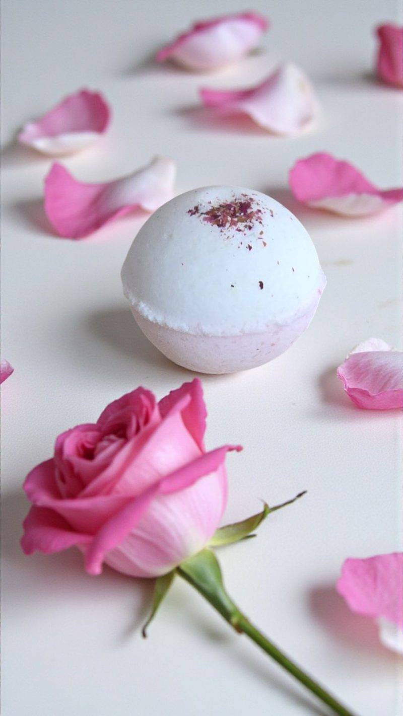 Rose, Shea & Almond Bath Bomb - Image 2
