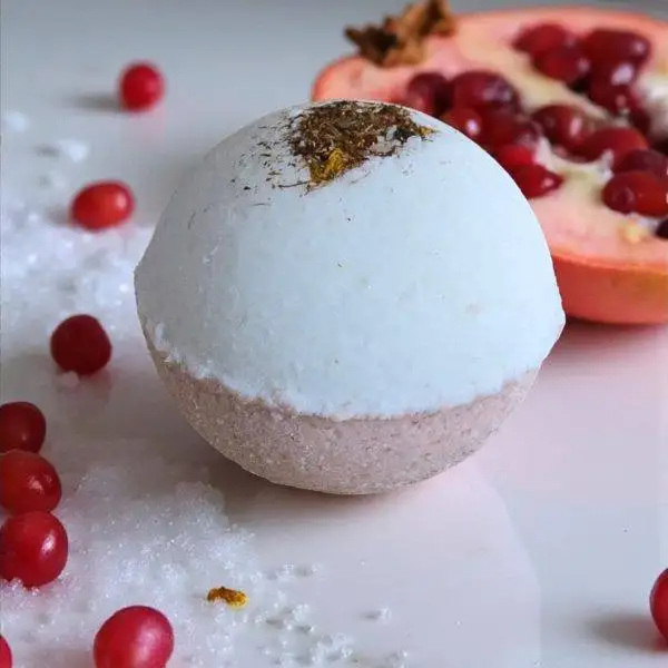 Pomegranate & Sweet Orange Bath Bomb